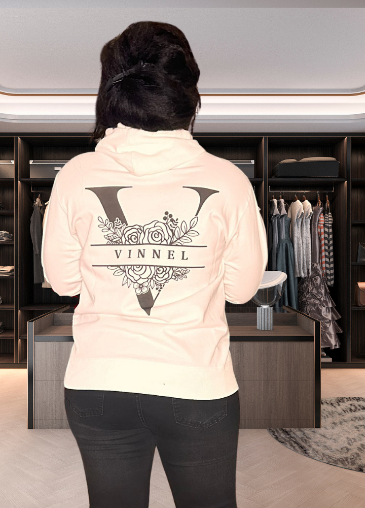 VINNEL 100% Combed cotton unisex hoodie